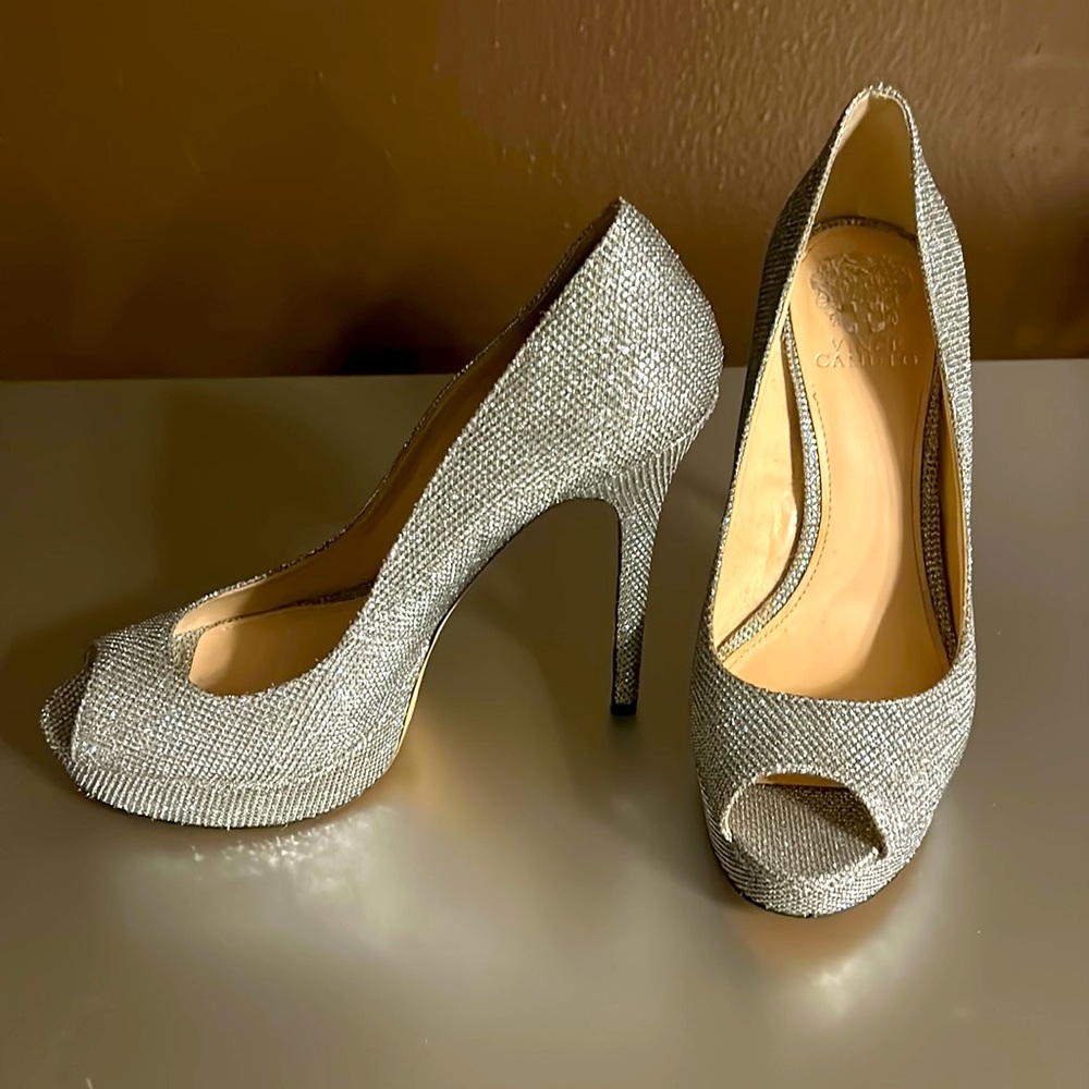 Silver heels